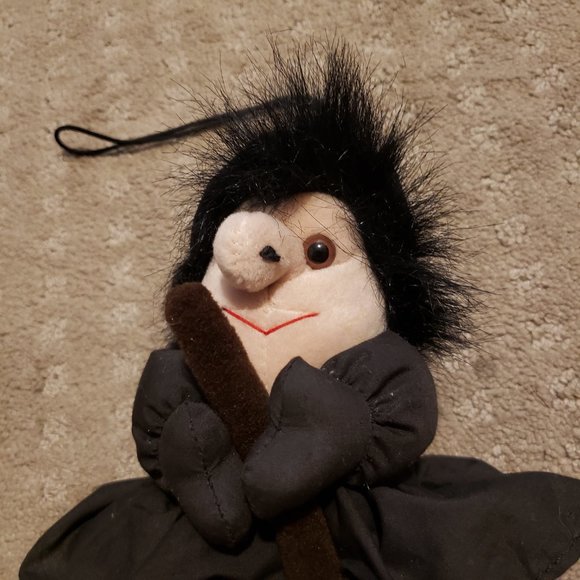 Vintage People Pals Witch Plush Toy Black OS Halloween Retro 90s Stuffed Animal - Picture 5 of 11